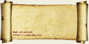 Ćile Rakovac vizit kartica